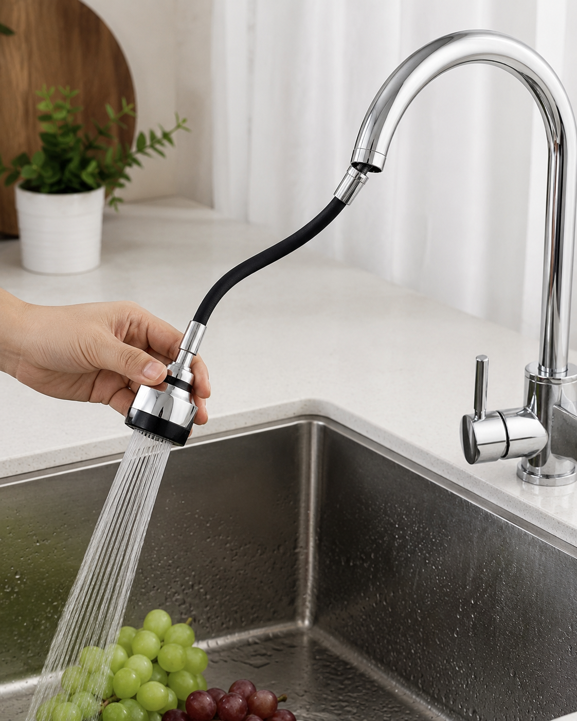 Flexible Faucet Spray Extender product image