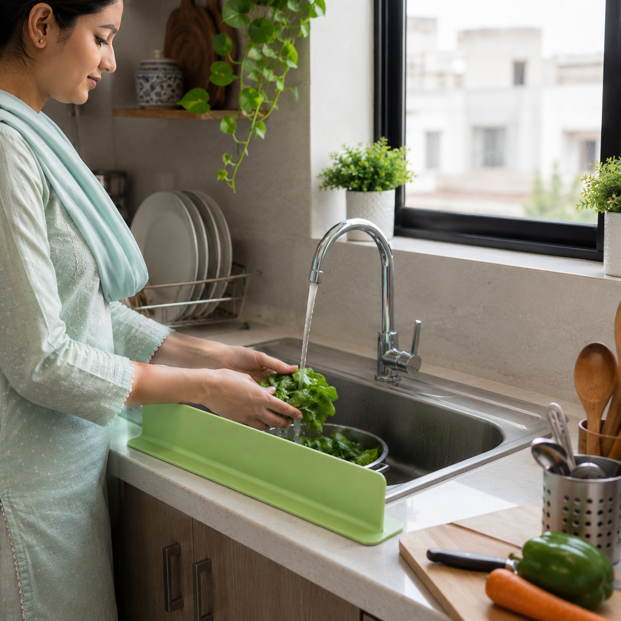 Kitchen Sink Splash Guard