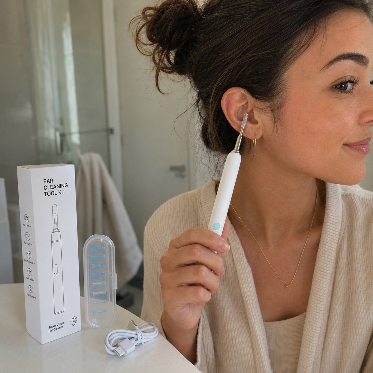 Rechargeable Ear Cleaning Tool
