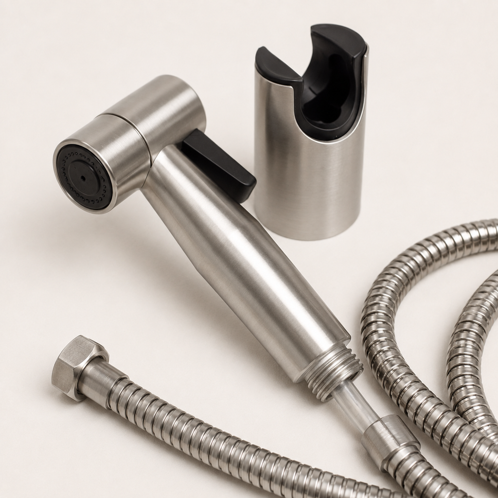 Stainless Steel Handheld Bidet Sprayer Set