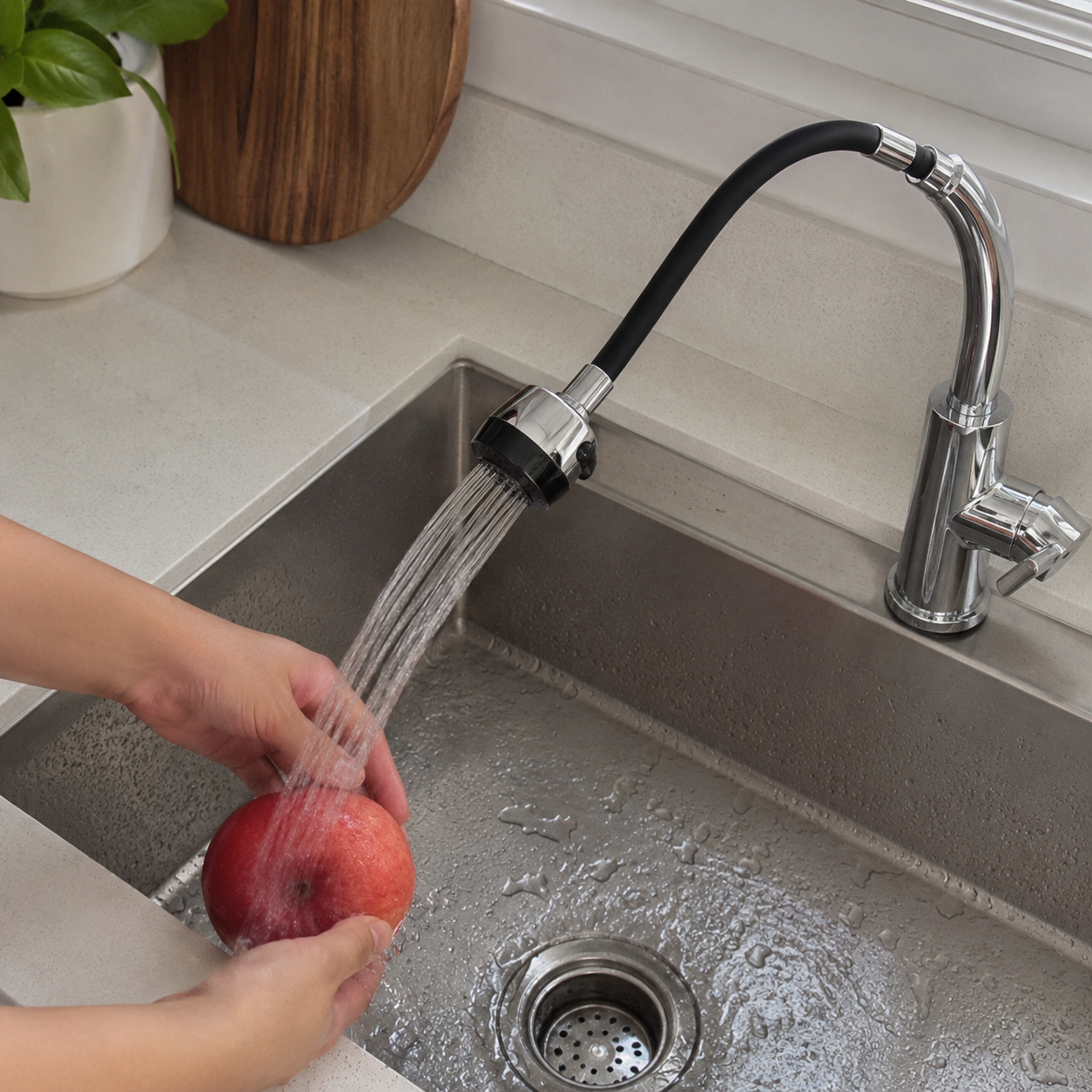 Flexible Faucet Spray Extender